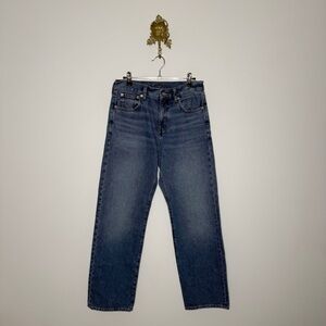 J.Crew Mid Rise Relaxed Straight Jean 25